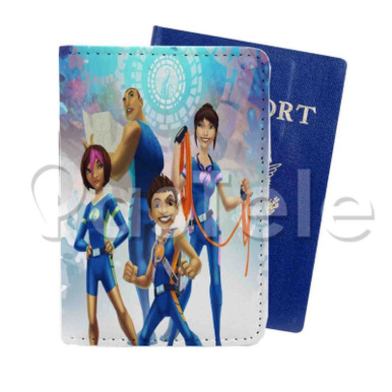The Deep Custom Personalized PU Leather Passport Travel Baggage Cover