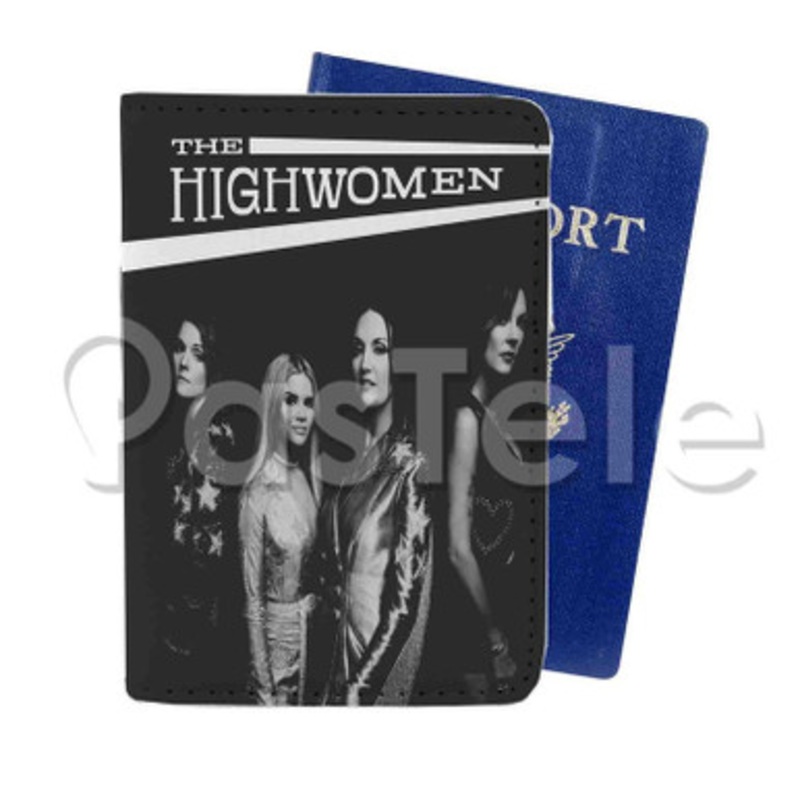 The Highwomen The Highwomen Custom Personalized PU Leather Passport Travel Baggage Cover