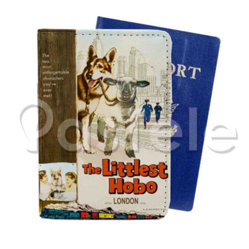 The Littlest Hobo Custom Personalized PU Leather Passport Travel Baggage Cover