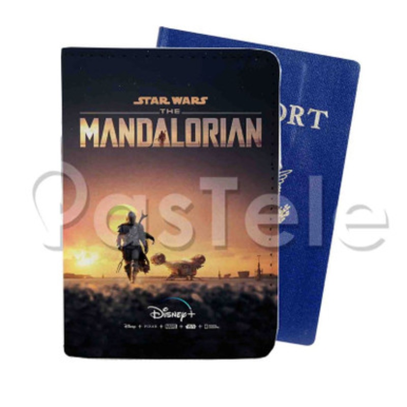 The Mandalorian Custom Personalized PU Leather Passport Travel Baggage Cover