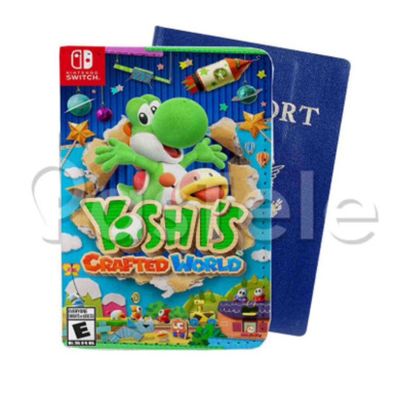 Yoshi s Crafted World Custom Personalized PU Leather Passport Travel Baggage Cover