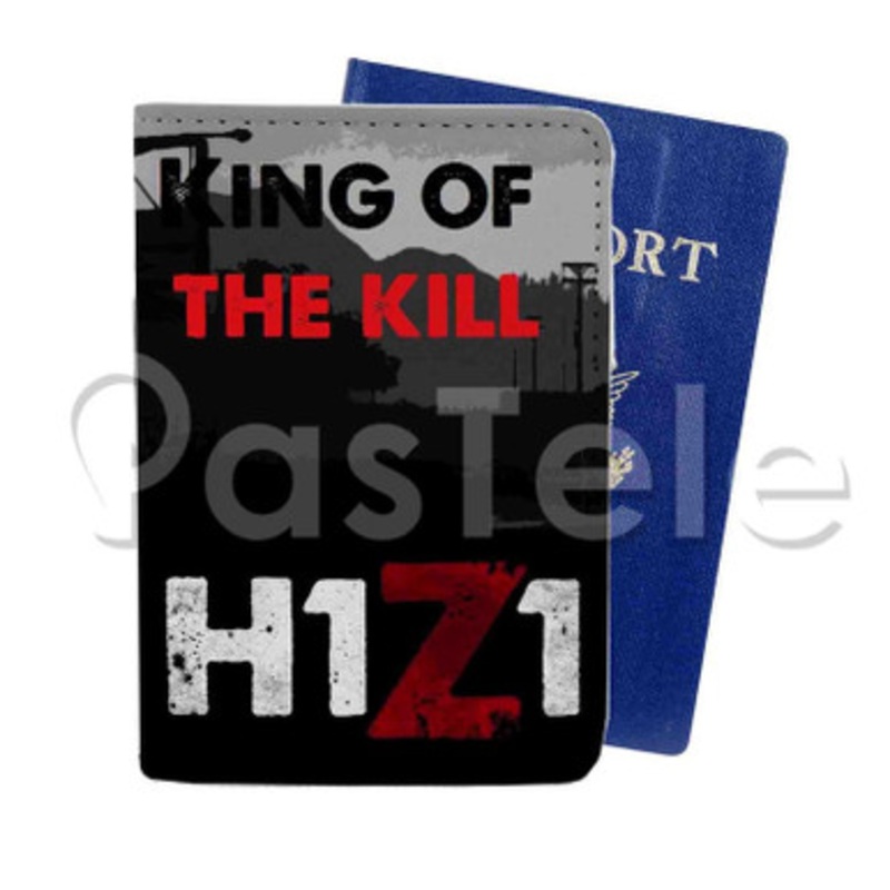King of The Kill Custom Personalized PU Leather Passport Travel Baggage Cover