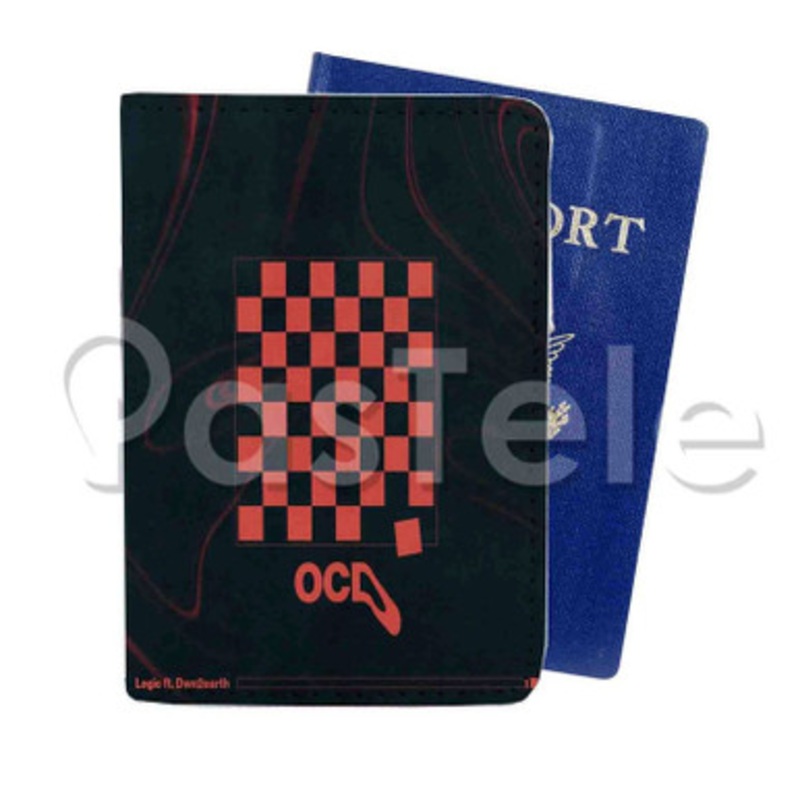 Logic OCD Custom Personalized PU Leather Passport Travel Baggage Cover