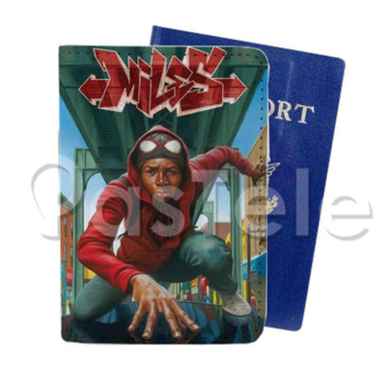 Marvel Comics Spider Man Custom Personalized PU Leather Passport Travel Baggage Cover