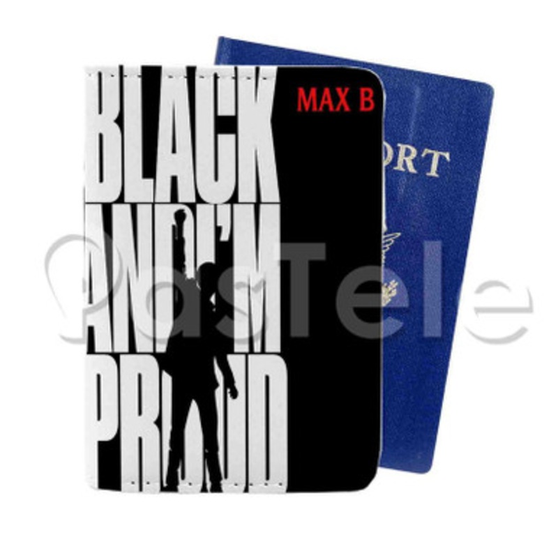 Max B Custom Personalized PU Leather Passport Travel Baggage Cover