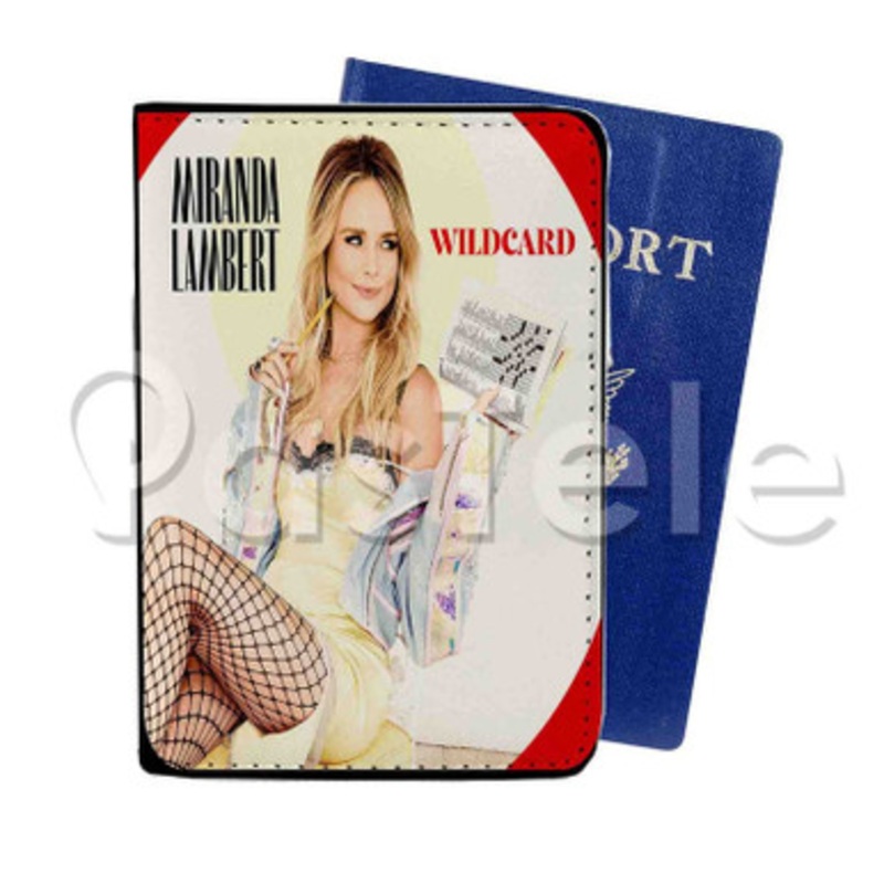 Miranda Lambert Wildcard Custom Personalized PU Leather Passport Travel Baggage Cover