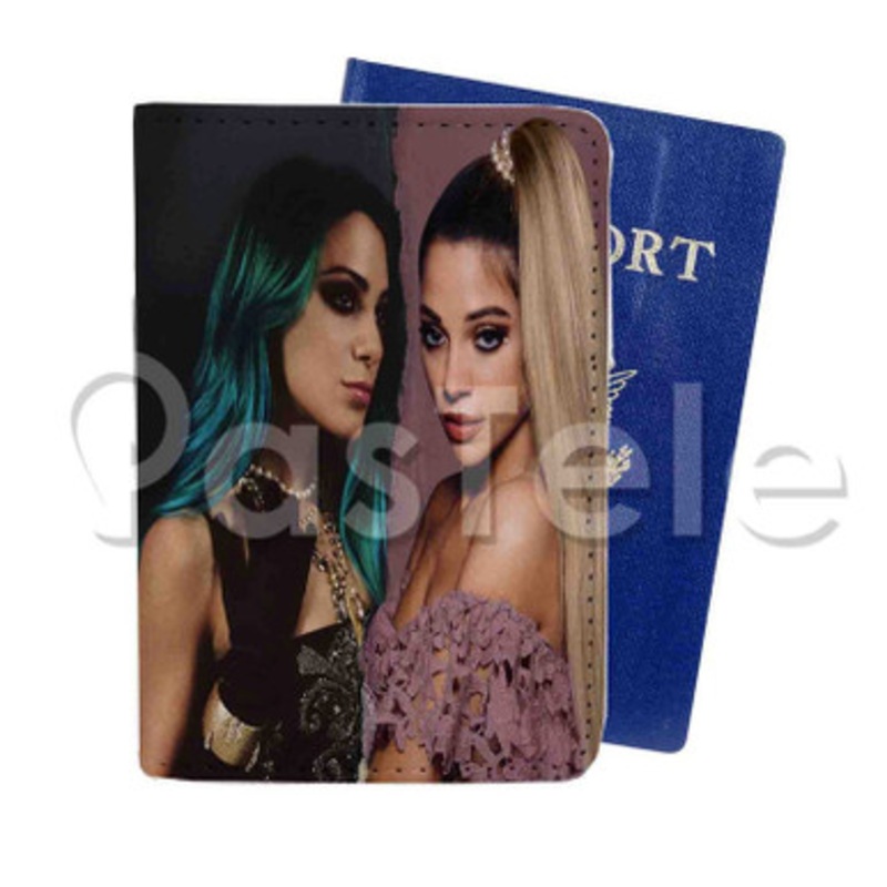 Niki and Gabi Custom Personalized PU Leather Passport Travel Baggage Cover