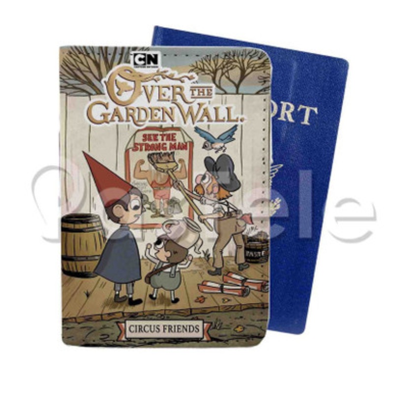 Over the Garden Wall Custom Personalized PU Leather Passport Travel Baggage Cover