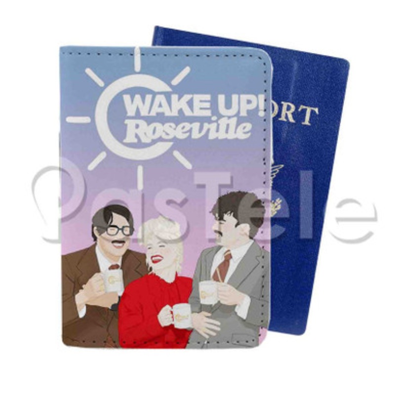 Paramore Wake Up Roseville Custom Personalized PU Leather Passport Travel Baggage Cover