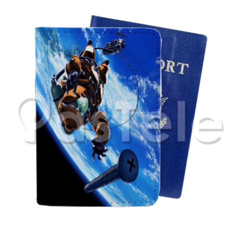 Planetes Custom Personalized PU Leather Passport Travel Baggage Cover