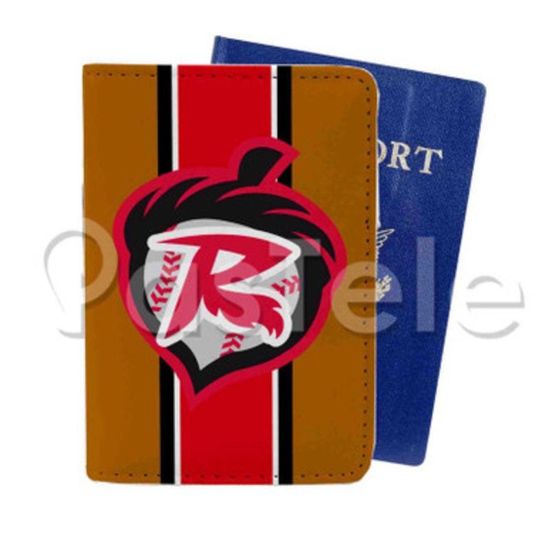 Richmond Flying Squirrels Custom Personalized PU Leather Passport Travel Baggage Cover