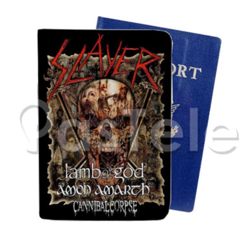 Slayer Custom Personalized PU Leather Passport Travel Baggage Cover