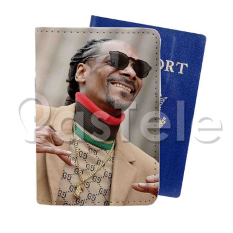 Snoop Dogg Custom Personalized PU Leather Passport Travel Baggage Cover