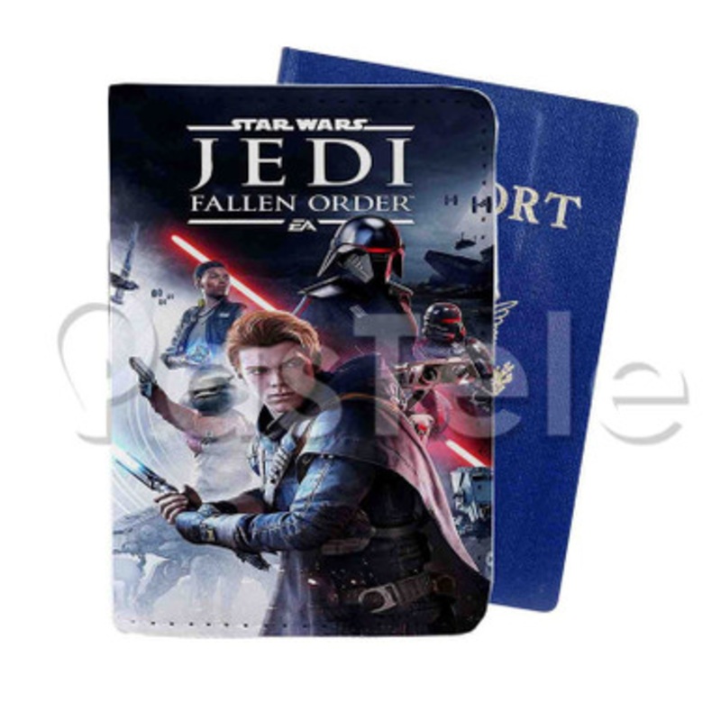 Star Wars Jedi Fallen Order Custom Personalized PU Leather Passport Travel Baggage Cover