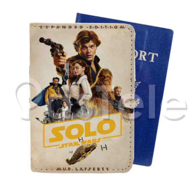 Star Wars Solo Custom Personalized PU Leather Passport Travel Baggage Cover