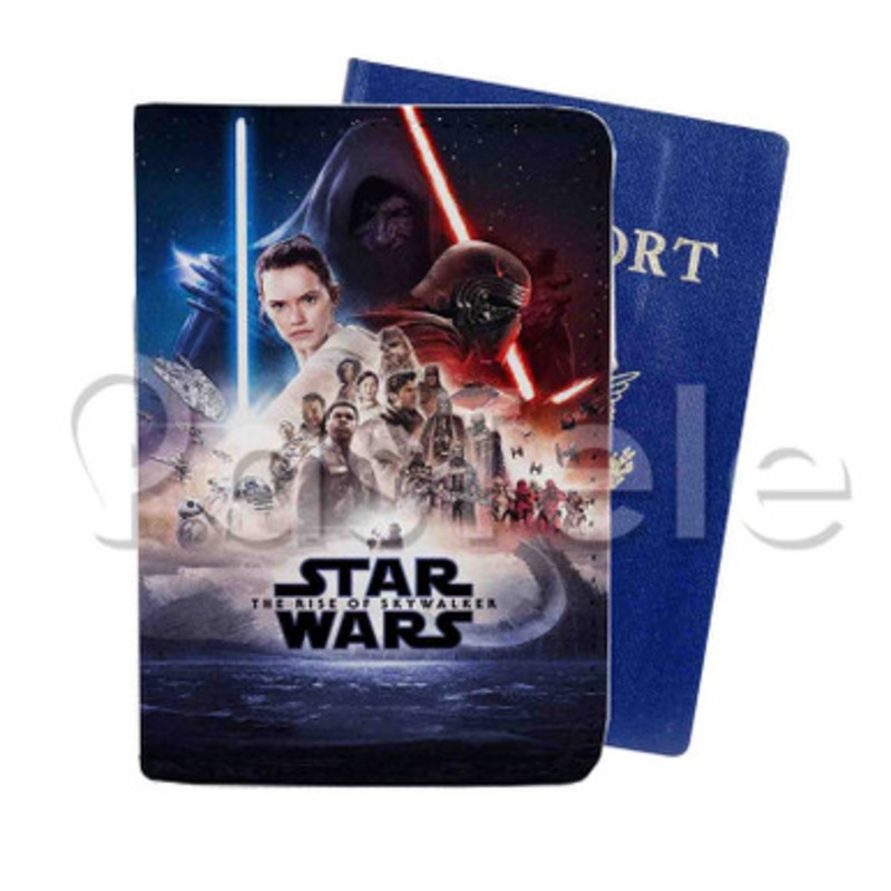 Star Wars The Rise of Skywalker 2 Custom Personalized PU Leather Passport Travel Baggage Cover