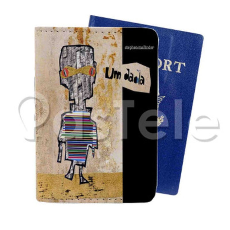 Stephen Mallinder Um Dada Custom Personalized PU Leather Passport Travel Baggage Cover