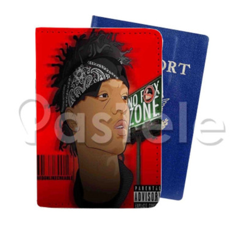 Swae Lee Custom Personalized PU Leather Passport Travel Baggage Cover