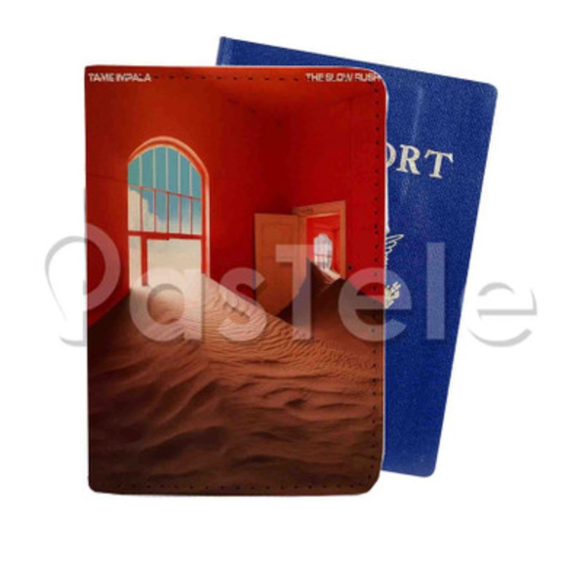 Tame Impala The Slow Rush Custom Personalized PU Leather Passport Travel Baggage Cover