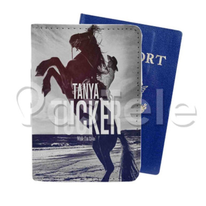 Tanya Tucker While I m Livin Custom Personalized PU Leather Passport Travel Baggage Cover