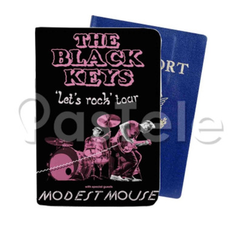The Black Keys Custom Personalized PU Leather Passport Travel Baggage Cover