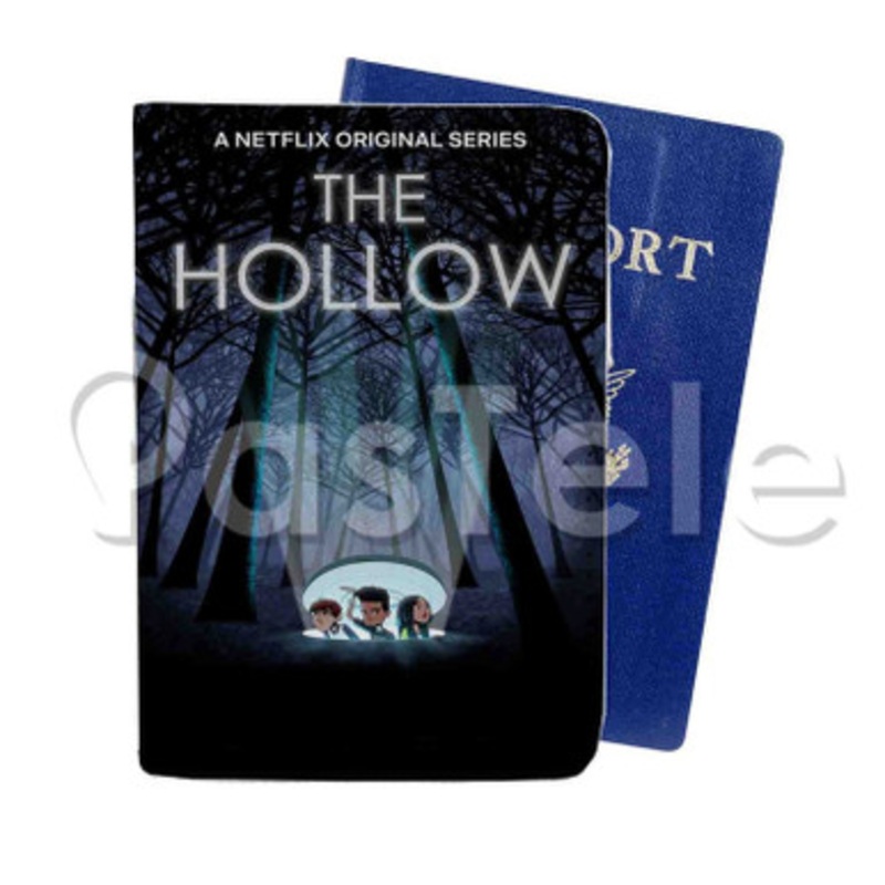 The Hollow Custom Personalized PU Leather Passport Travel Baggage Cover