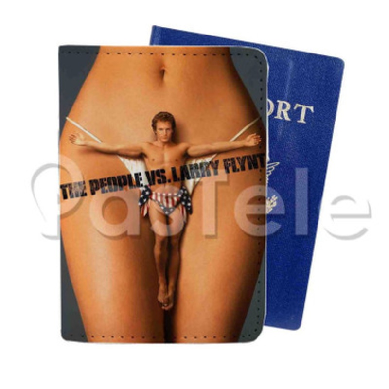 The People vs Larry Flynt Custom Personalized PU Leather Passport Travel Baggage Cover