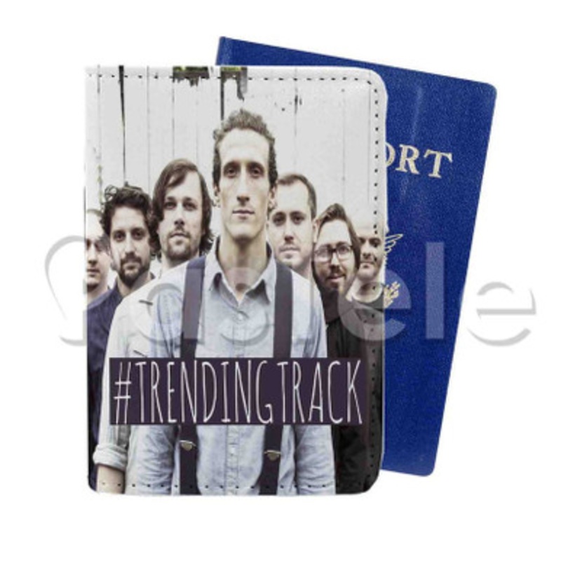 The Revivalists Custom Personalized PU Leather Passport Travel Baggage Cover
