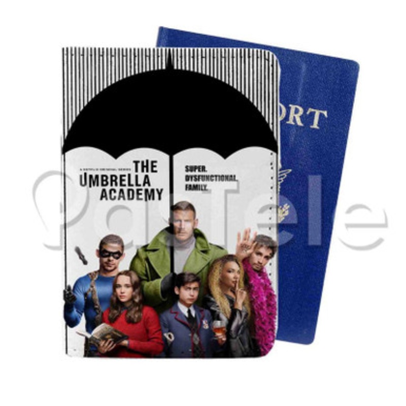 The Umbrella Academy Custom Personalized PU Leather Passport Travel Baggage Cover