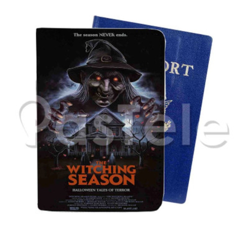 The Witching Season Custom Personalized PU Leather Passport Travel Baggage Cover