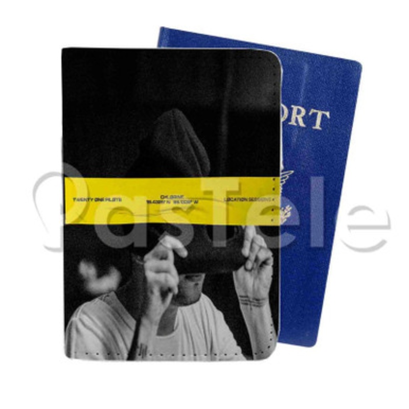 Twenty One Pilots chlorine Custom Personalized PU Leather Passport Travel Baggage Cover