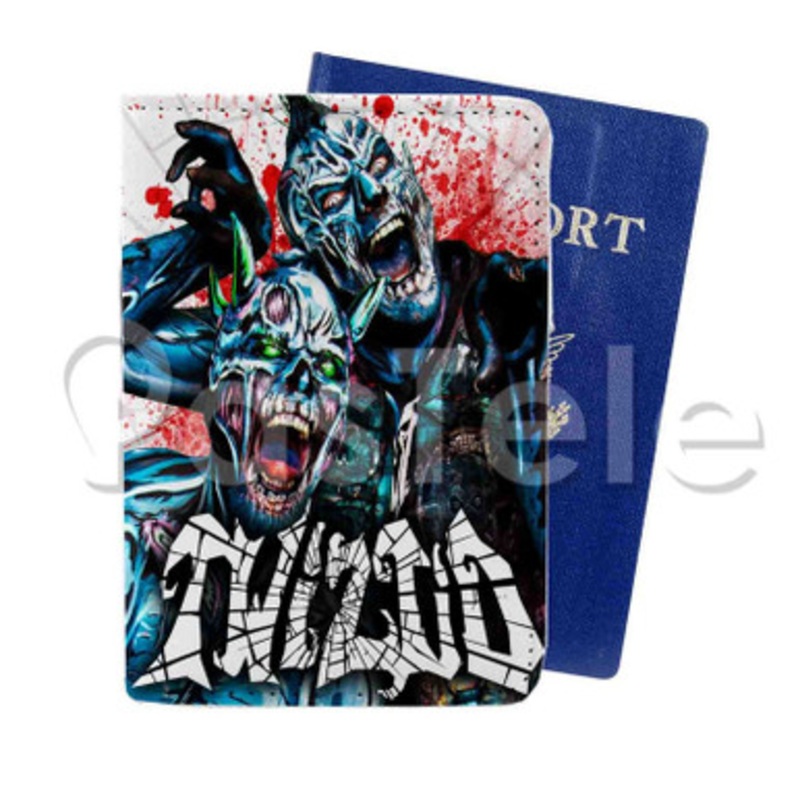 Twiztid Custom Personalized PU Leather Passport Travel Baggage Cover