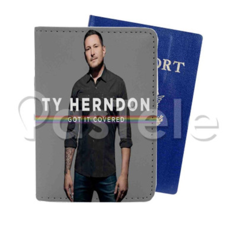 Ty Herndon Got It Covered Custom Personalized PU Leather Passport Travel Baggage Cover