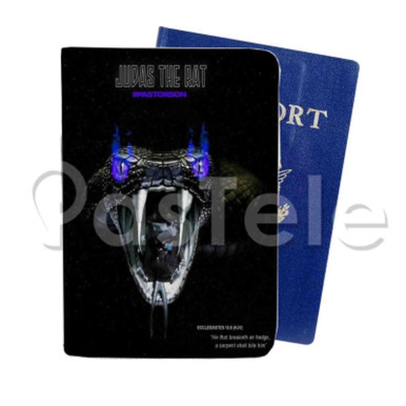 Vector Tha Viper Judas The Rat Custom Personalized PU Leather Passport Travel Baggage Cover