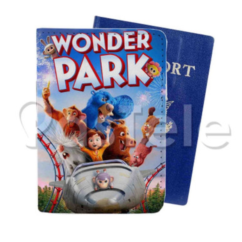 Wonder Park Custom Personalized PU Leather Passport Travel Baggage Cover