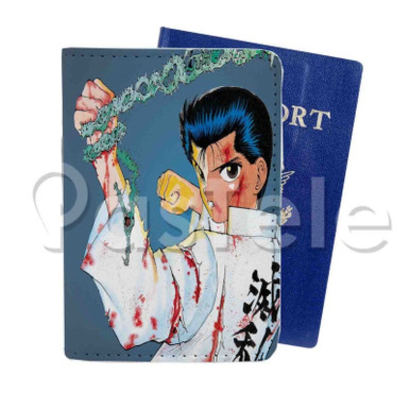 Yu Yu Hakusho Custom Personalized PU Leather Passport Travel Baggage Cover