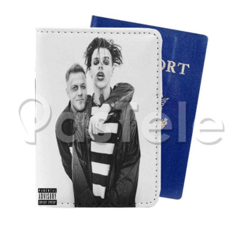 YUNGBLUD original me Custom Personalized PU Leather Passport Travel Baggage Cover