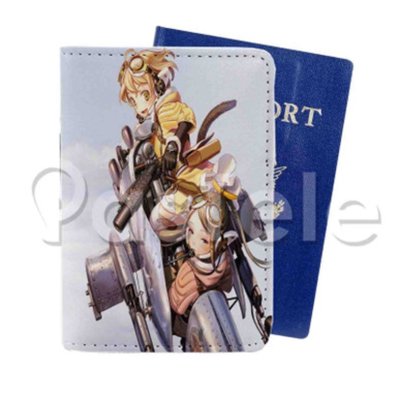 Last Exile Custom Personalized PU Leather Passport Travel Baggage Cover