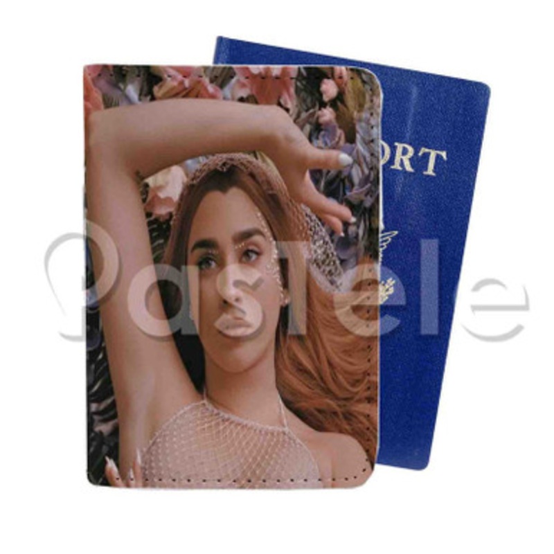 Lauren Jauregui Custom Personalized PU Leather Passport Travel Baggage Cover