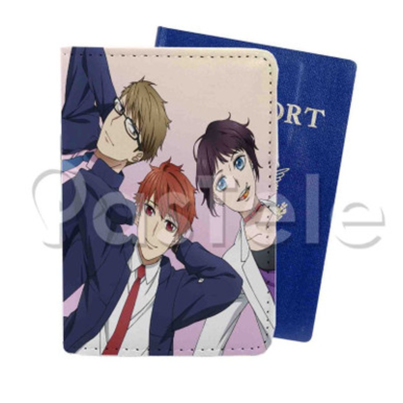 Mayonaka No Occult Koumuin Custom Personalized PU Leather Passport Travel Baggage Cover