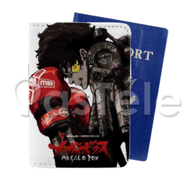 Megalo Box Custom Personalized PU Leather Passport Travel Baggage Cover