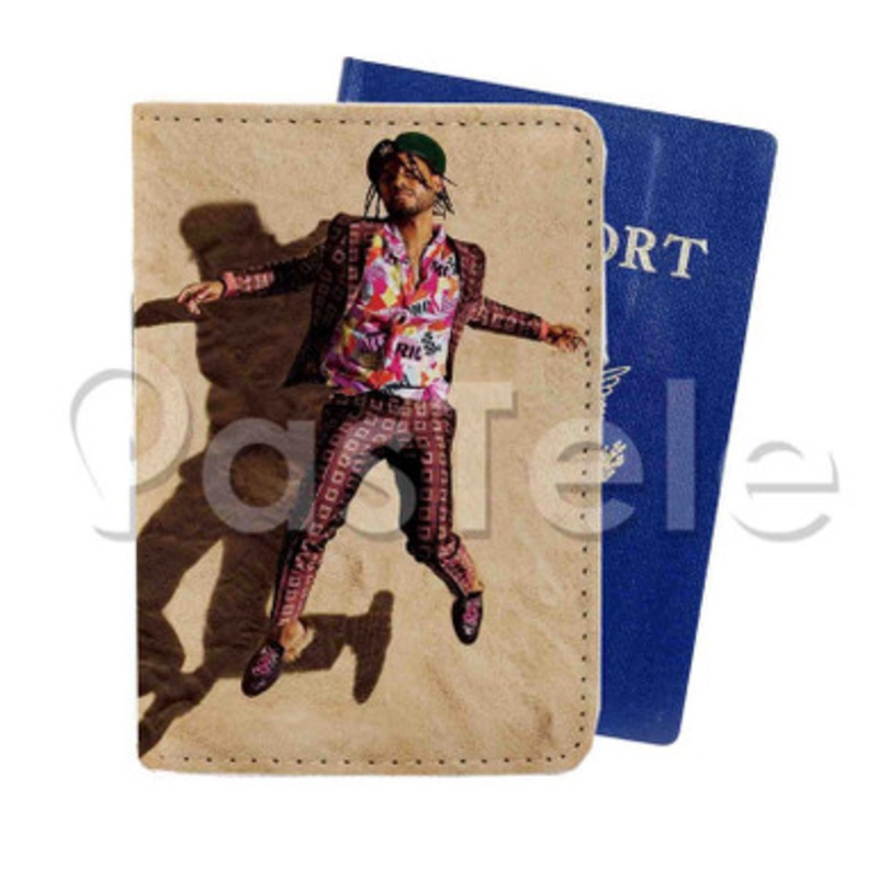 Miguel Sky Walker Custom Personalized PU Leather Passport Travel Baggage Cover