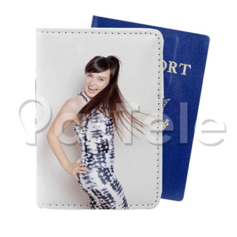 Molly Burke Custom Personalized PU Leather Passport Travel Baggage Cover