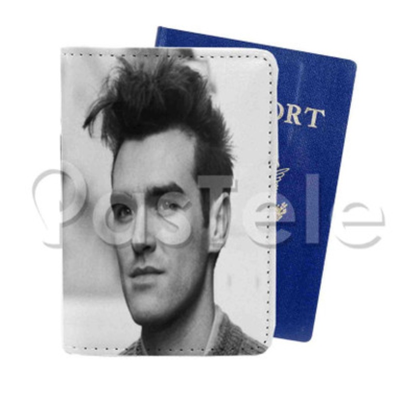 morrissey Custom Personalized PU Leather Passport Travel Baggage Cover