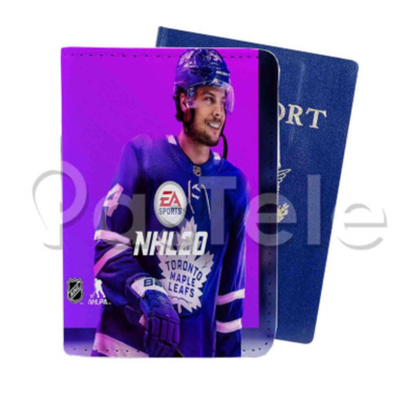 NHL 20 Custom Personalized PU Leather Passport Travel Baggage Cover