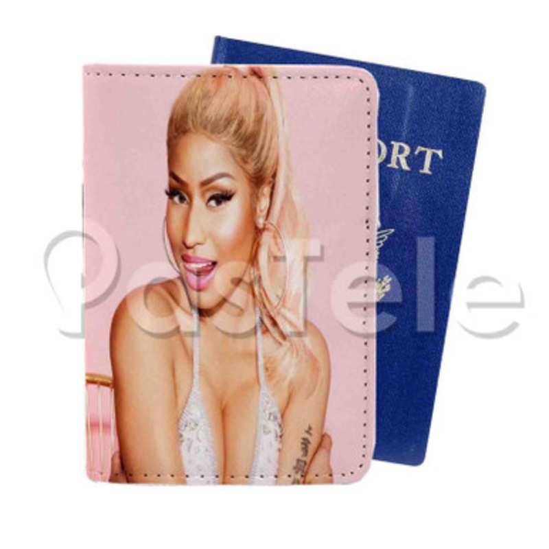 Nicki Minaj Custom Personalized PU Leather Passport Travel Baggage Cover