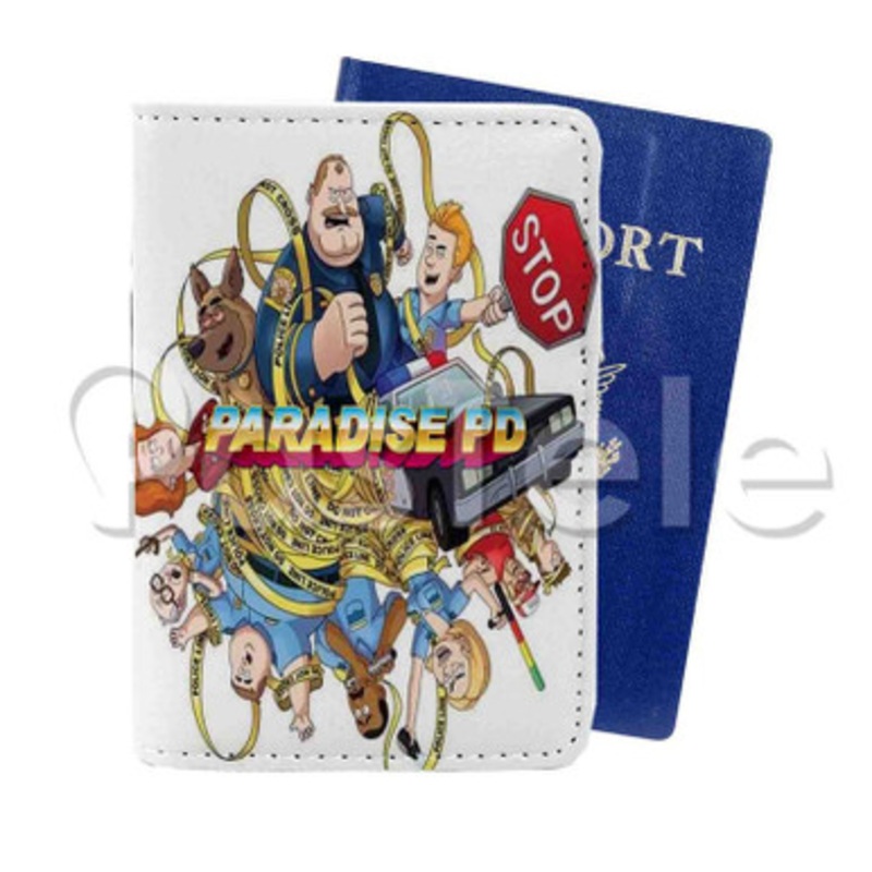 Paradise PD Custom Personalized PU Leather Passport Travel Baggage Cover