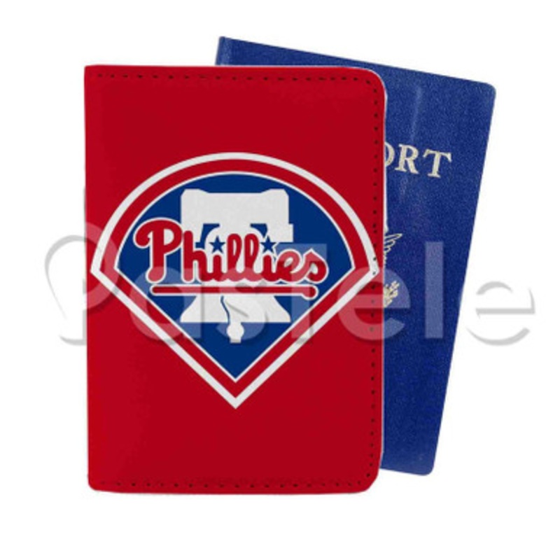 Philadelphia Phillies Custom Personalized PU Leather Passport Travel Baggage Cover