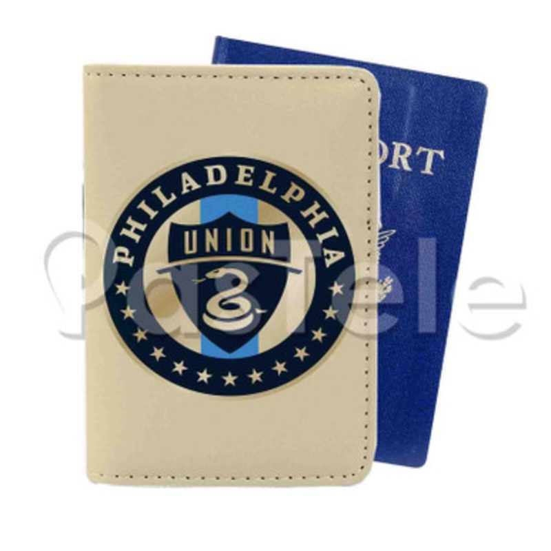 Philadelphia Union Custom Personalized PU Leather Passport Travel Baggage Cover