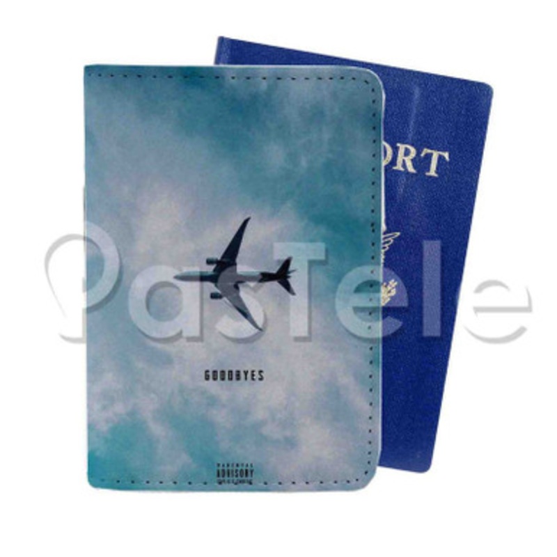 Post Malone Goodbyes feat Young Thug 2 Custom Personalized PU Leather Passport Travel Baggage Cover
